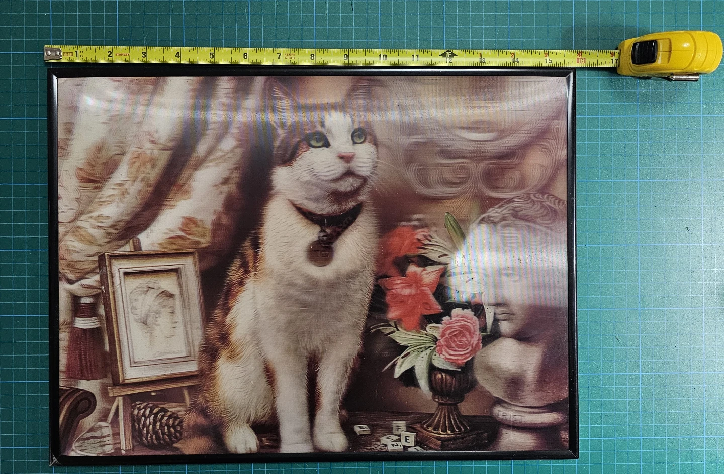 Lenticular cat poster