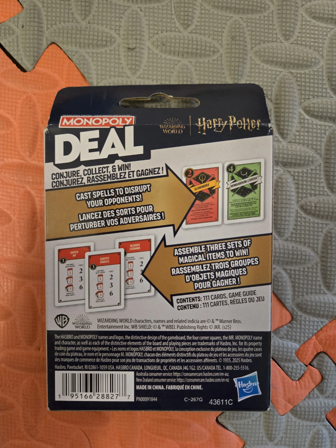 Hasbro Harry Potter Monopoly Deal Card Game - photo 2