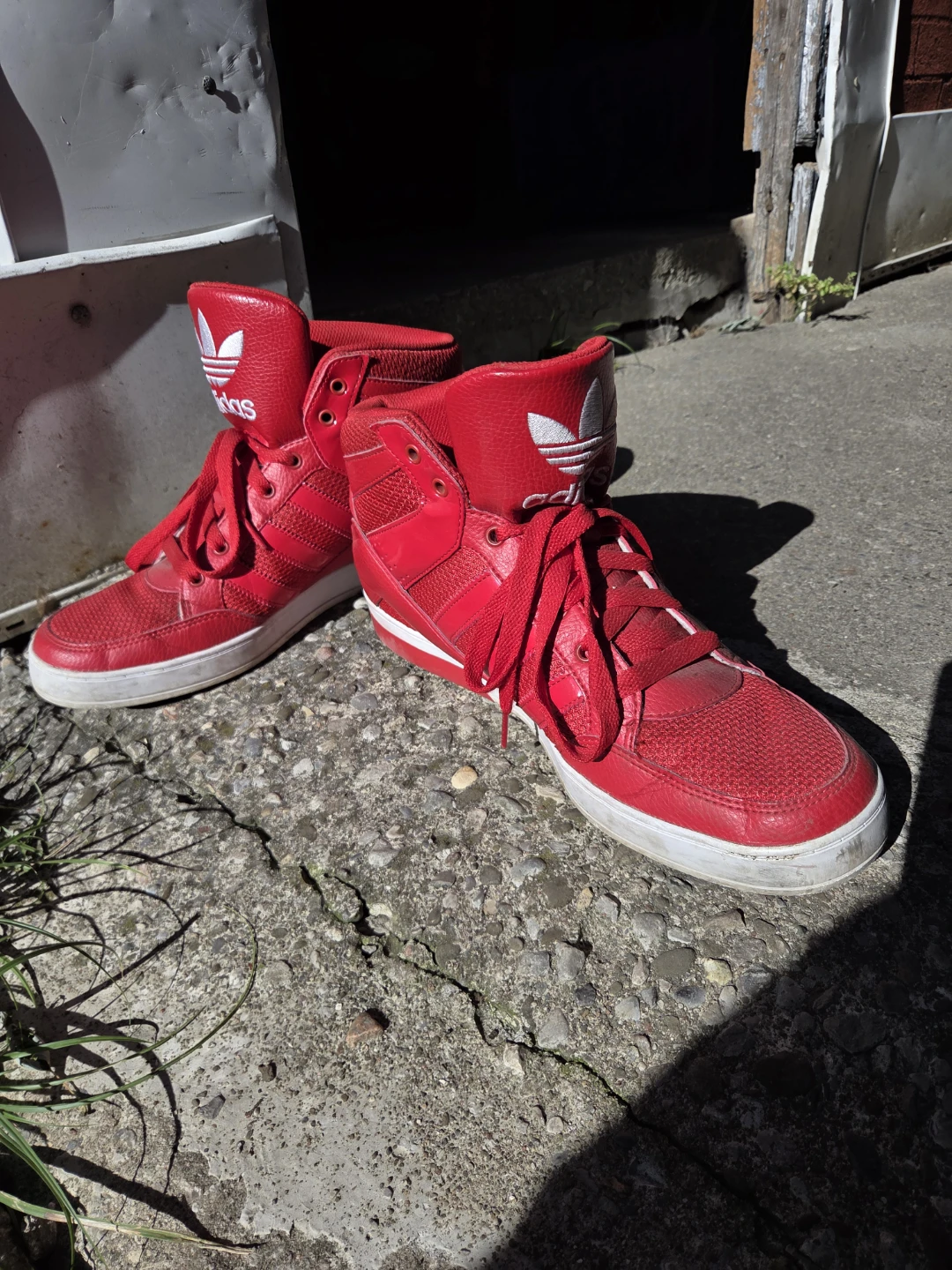 Adidas Originals Mid-Top Sneakers Red - photo 2