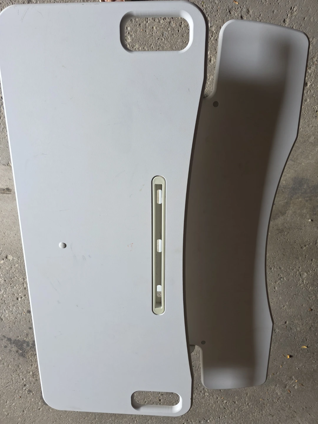 White Adjustable Standing Desk Converter - photo 2