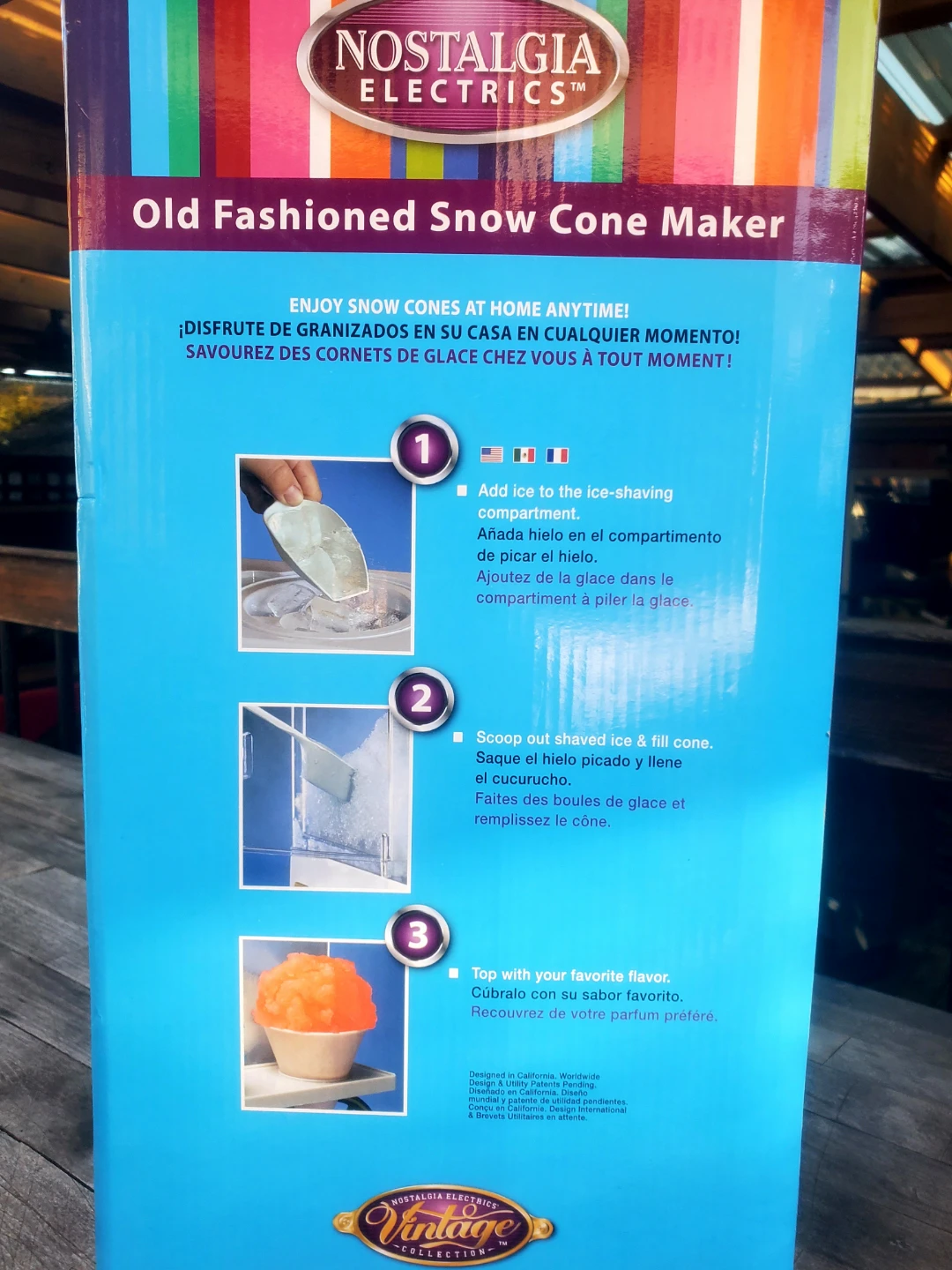 BNIB - Nostalgia Electrics Vintage Snow Cone Maker - photo 2
