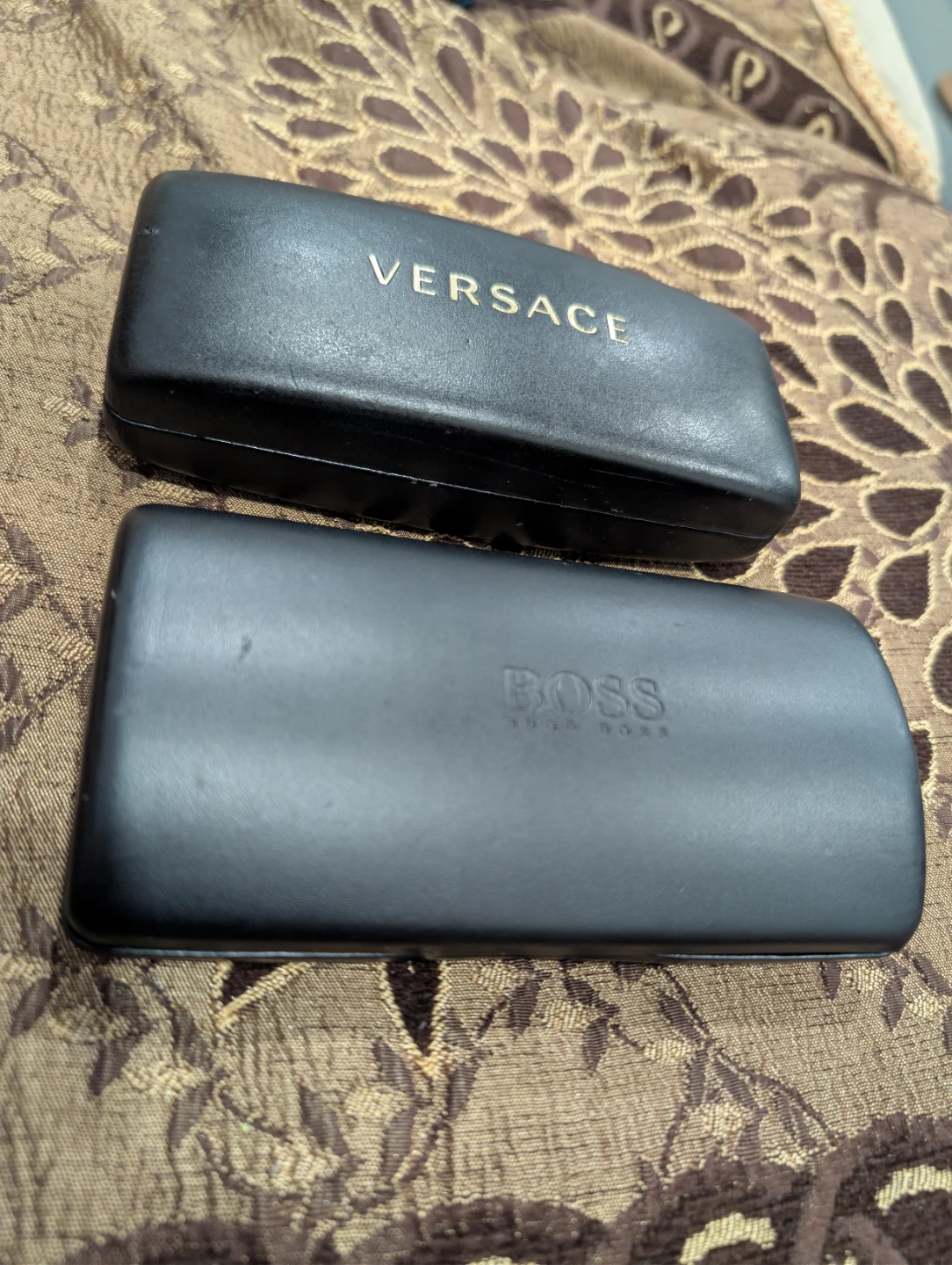 Versace and Hugo Boss Eyewear Cases