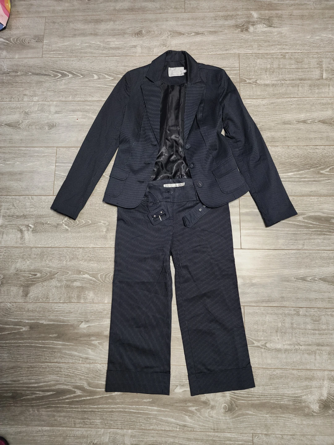 Dynamite pinstripe pant suit set