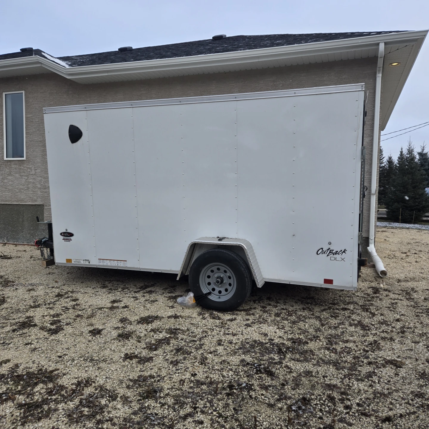 NEW CONDITION Pace v-nose trailer 6x6x12 - ramp door - photo 2