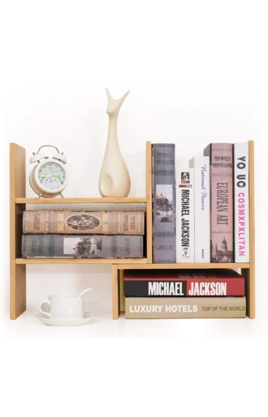 Adjustable Bamboo storage shelf - photo 3