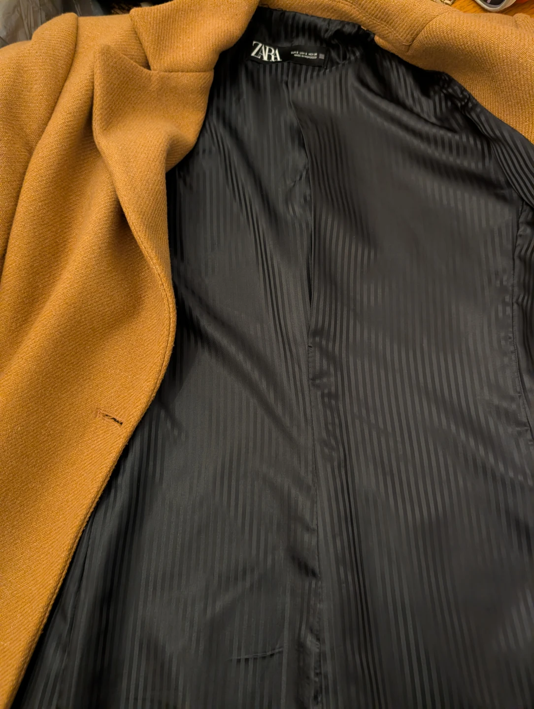 Zara Camel Wool Coat - photo 5