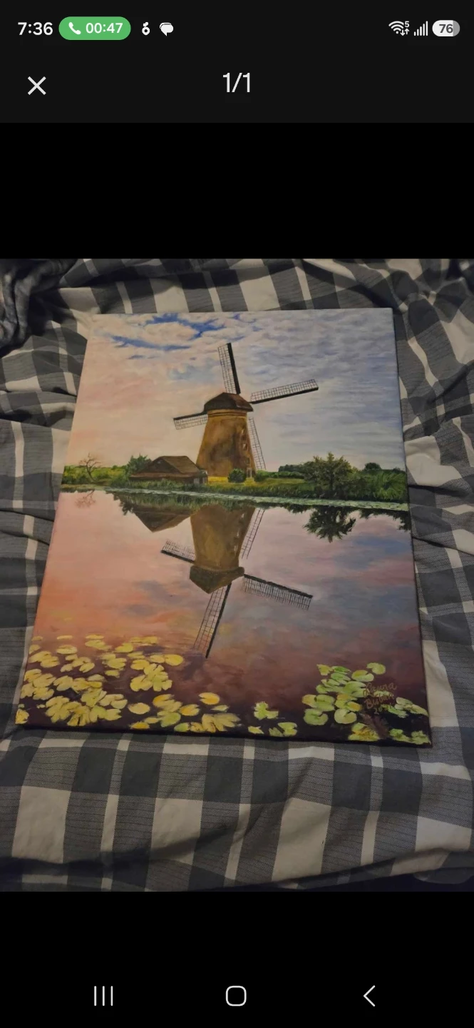 Original painted canvas painting