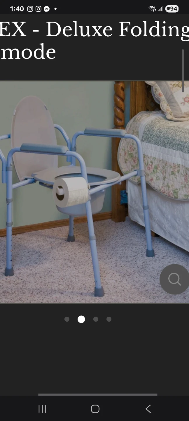 Deluxe Folding Commode - photo 2
