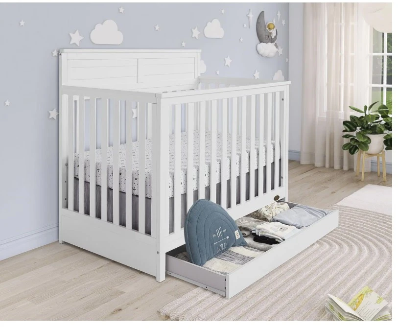 Fisher Price Jenny 5 in 1 Convertible Crib with Under Drawer - photo 3