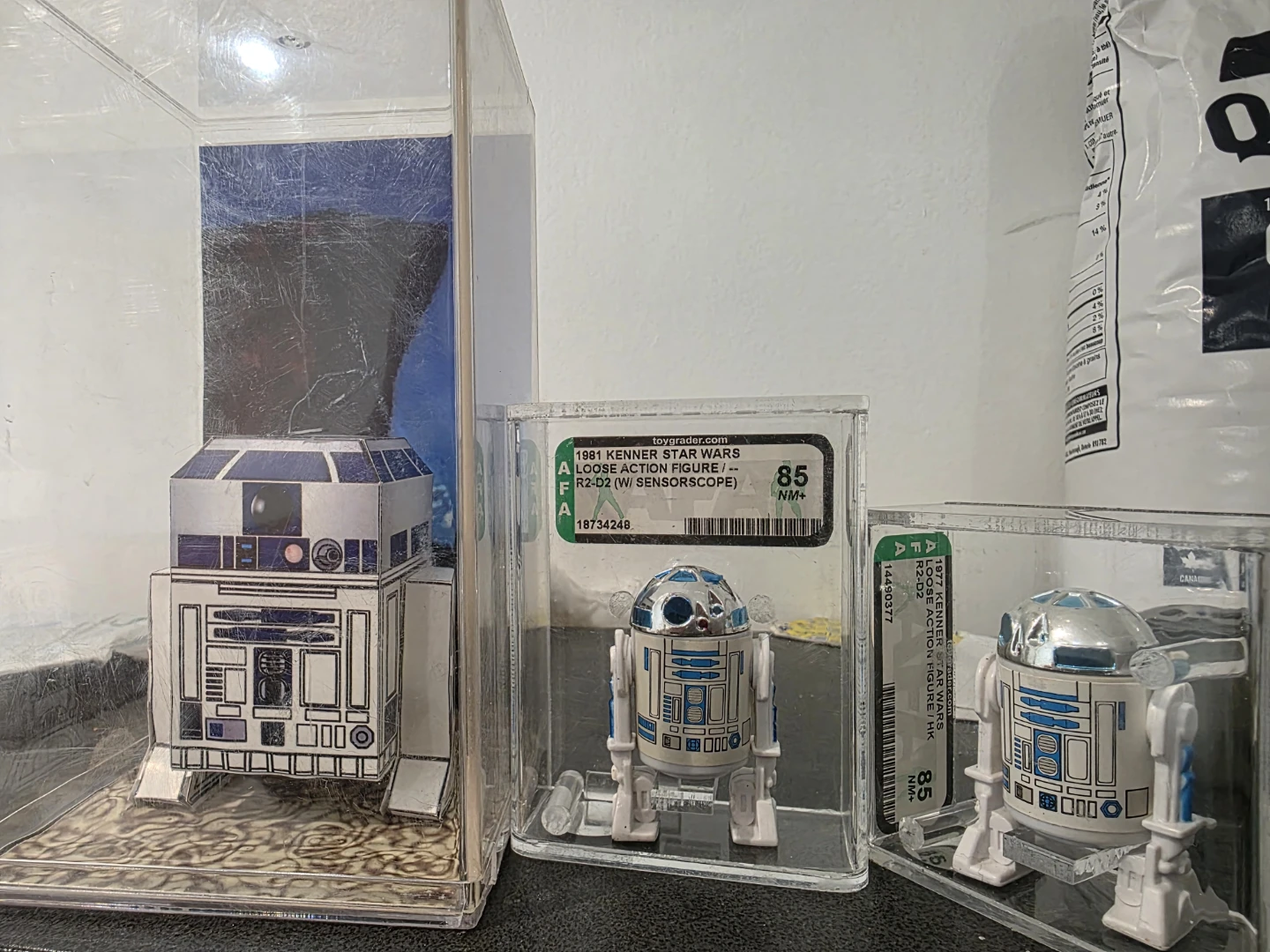 AFA Graded Kenner R2-D2 Star Wars Figures