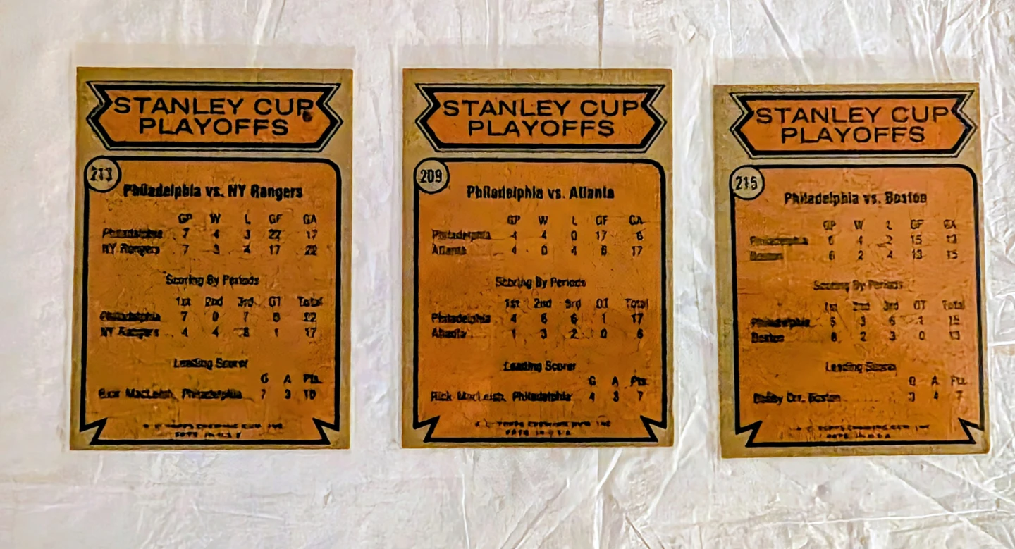 Vintage 1974 Topps NHL Hockey Cards Philadelphia Flyers - photo 3
