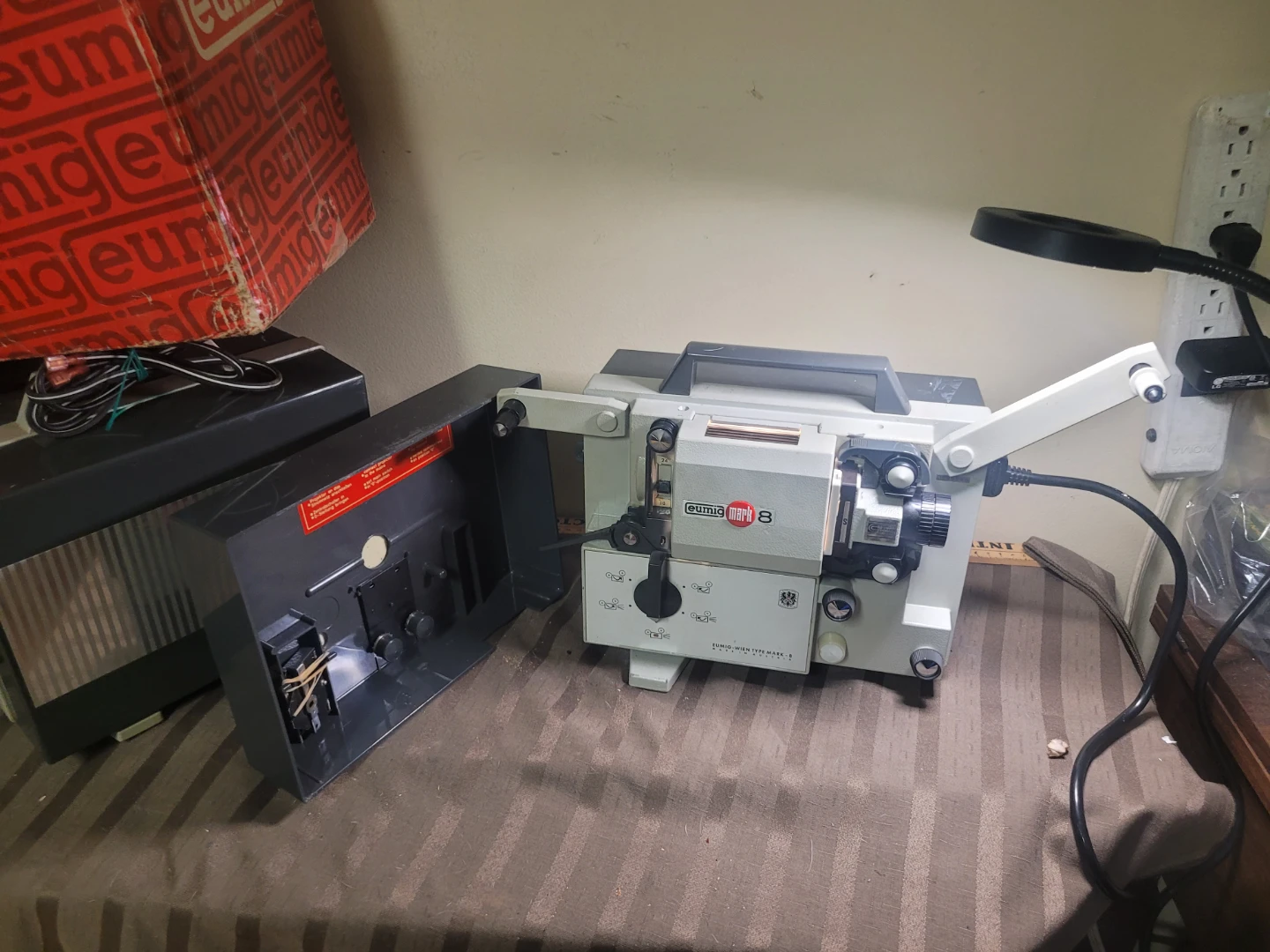 3 x Eumig Mark 8 Dual 8mm Movie Projector - photo 3