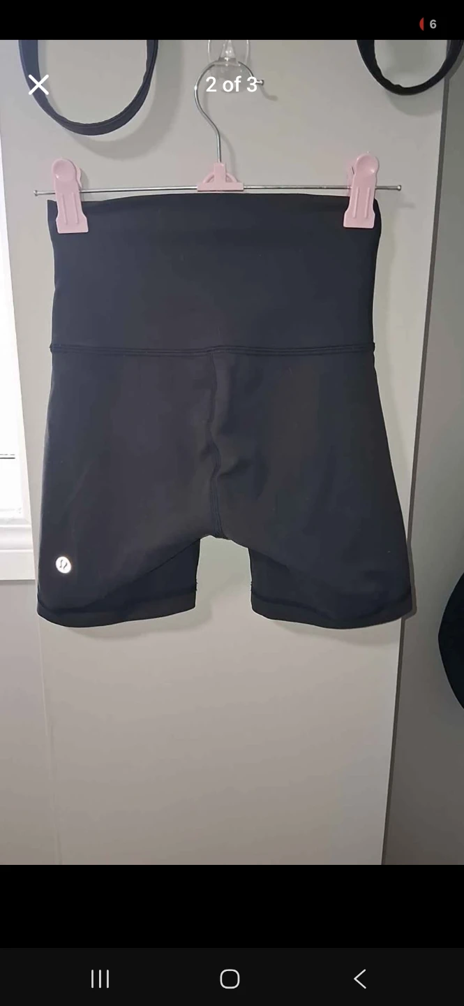Lululemon Black High-Rise Shorts - photo 2