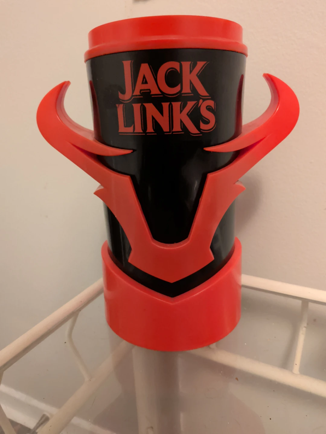 Jack Link's novelty plastic tumbler