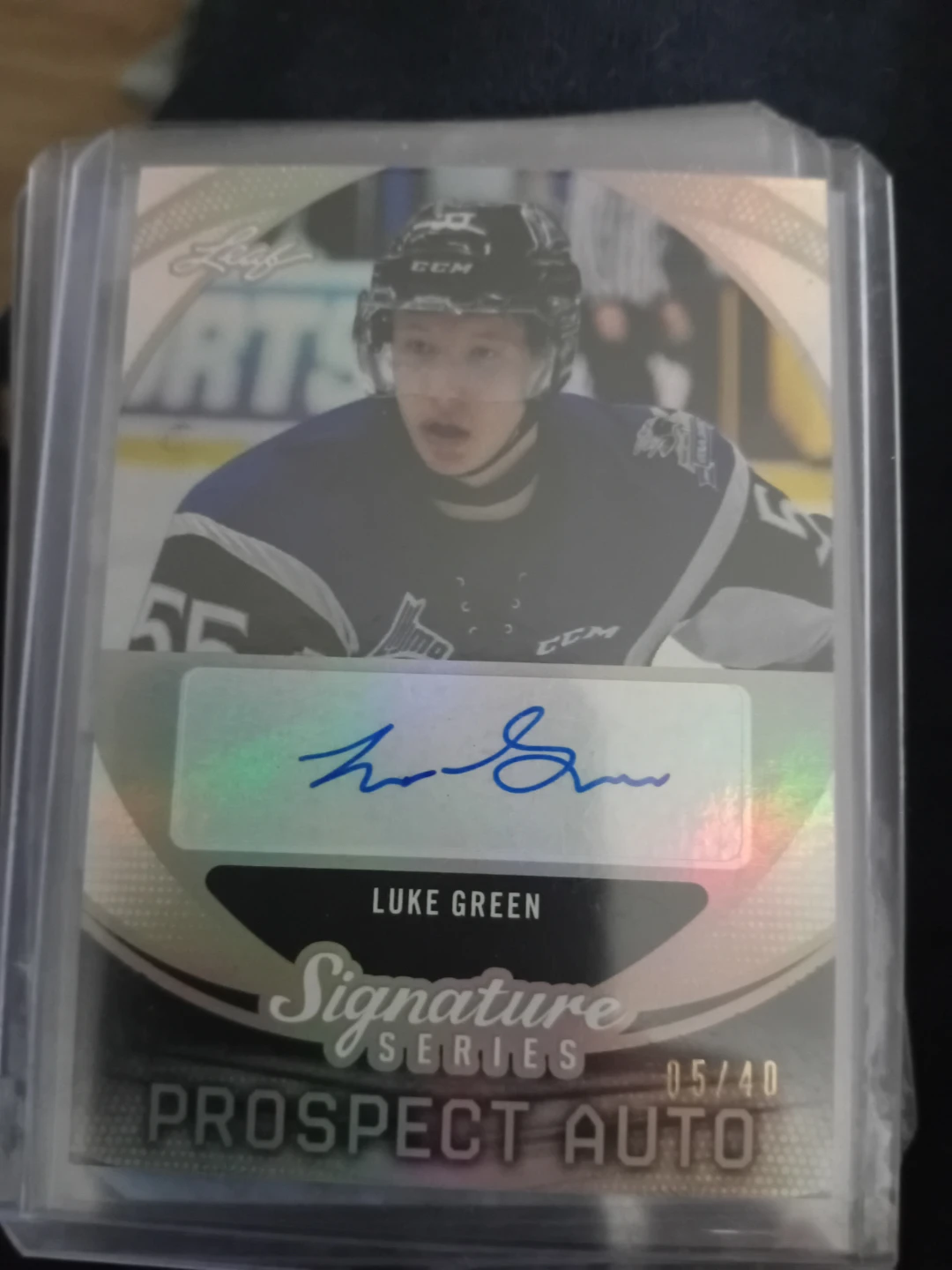2015 Leaf Signature Series Luke Green Autograph Card