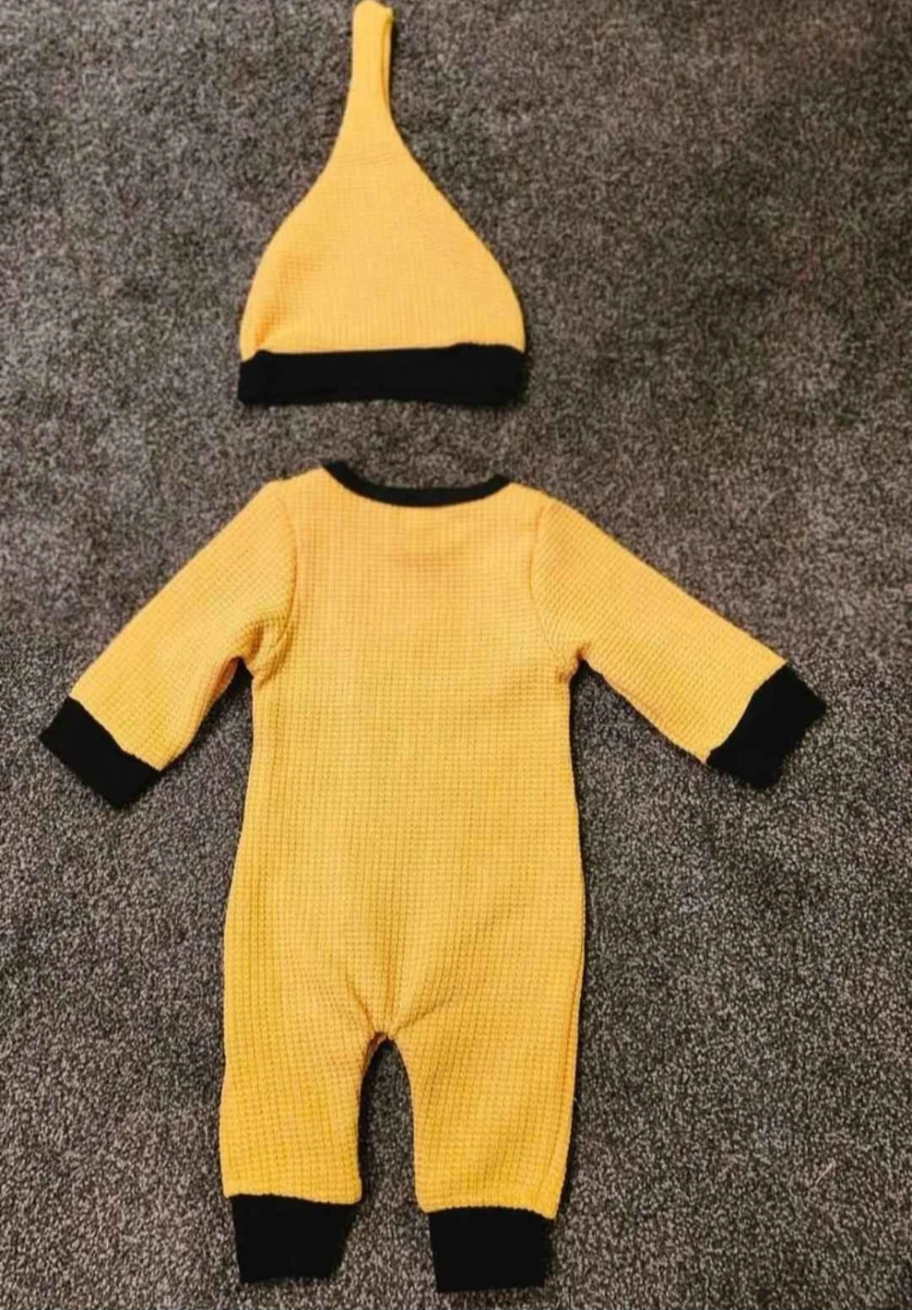 Newborn Waffle Knit Outfit - photo 3