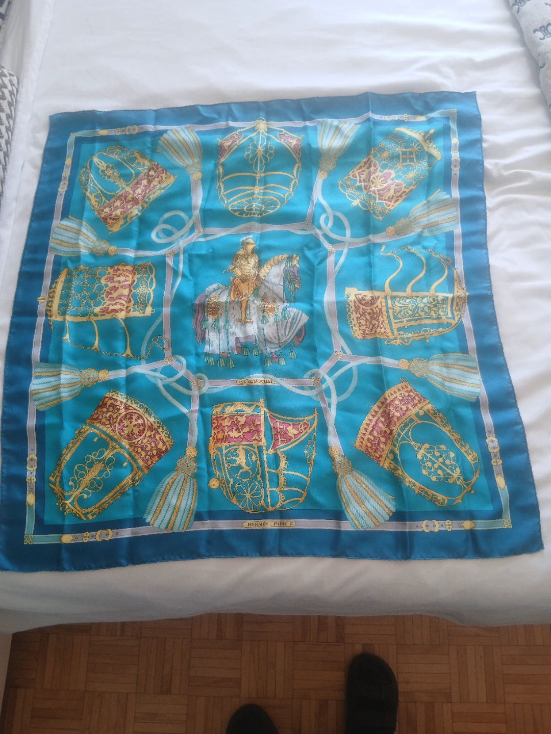 Hermès Les Muserolles Silk Scarf