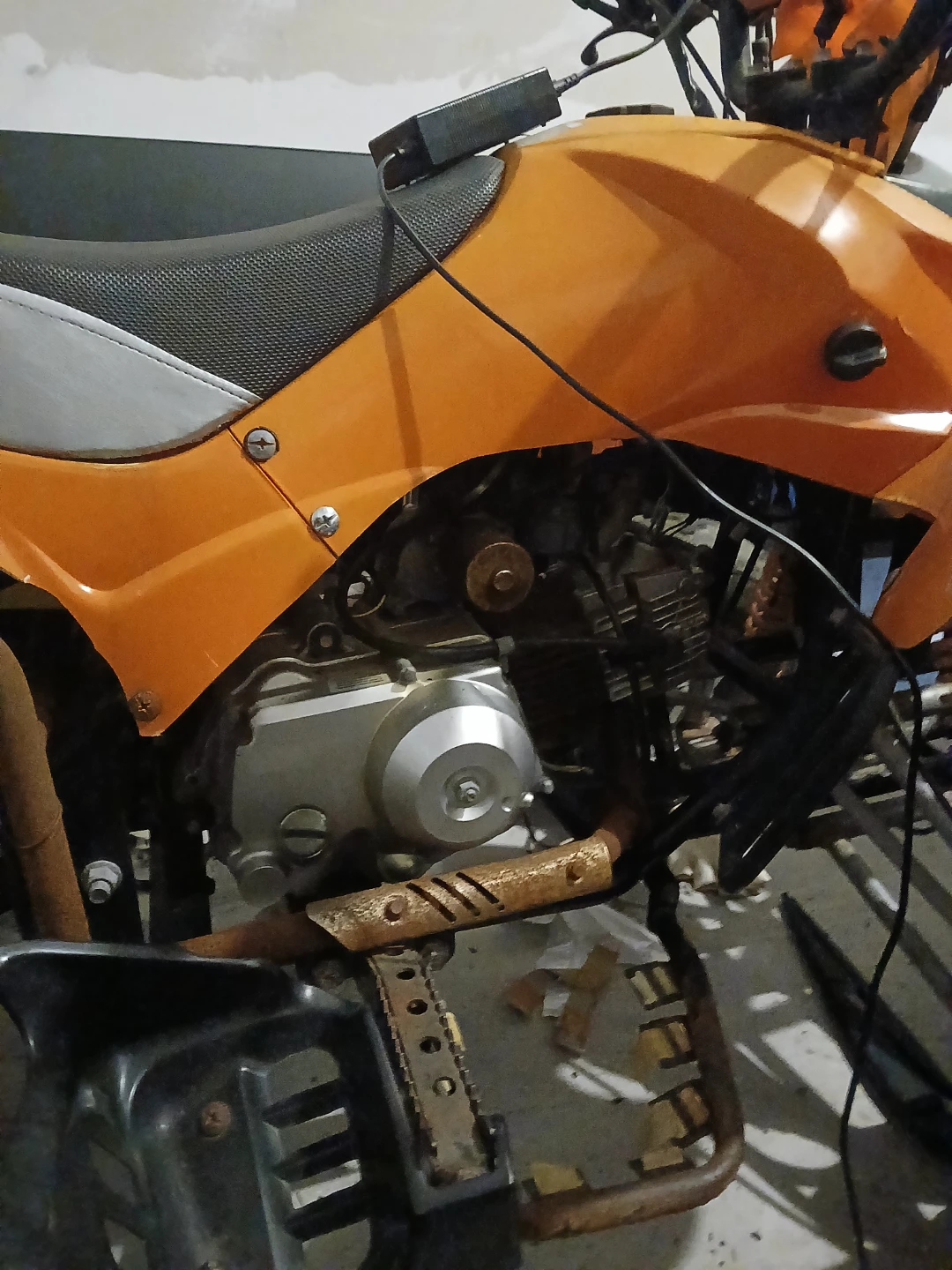 Orange Axa ATV
