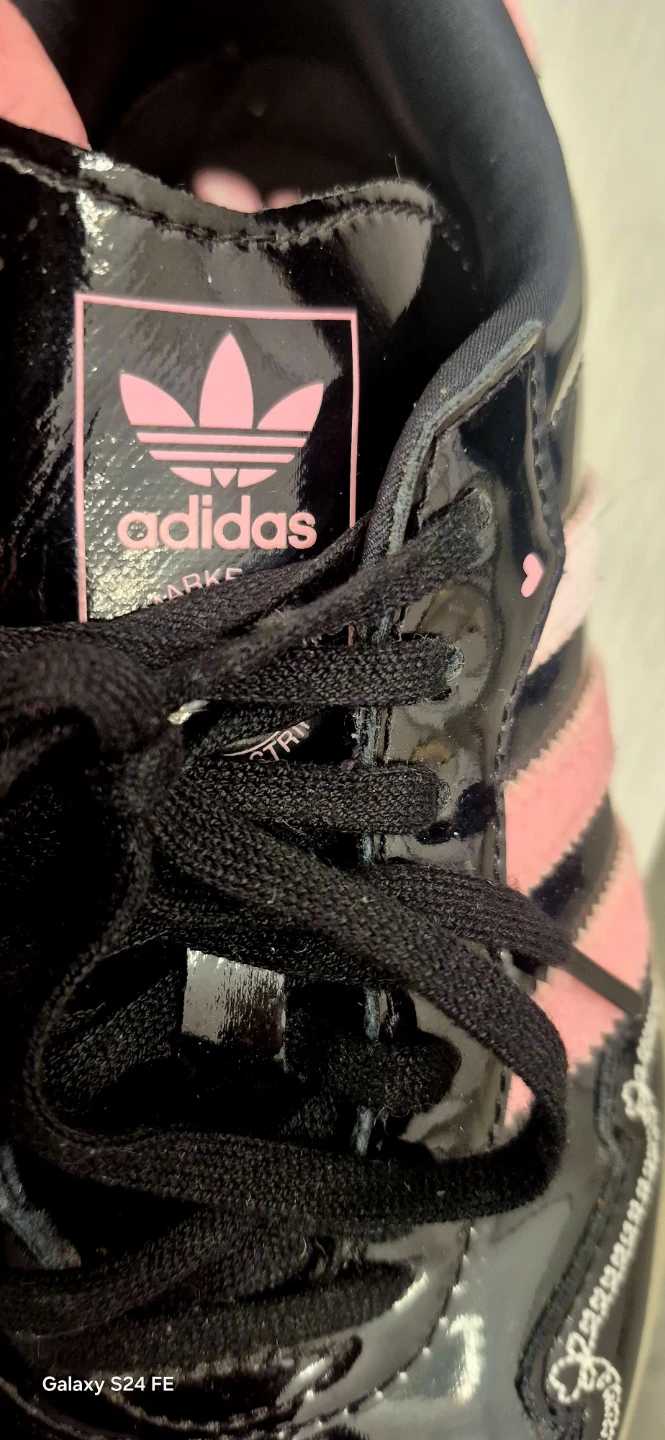 Adidas Samba Black and Pink Sneakers - photo 2
