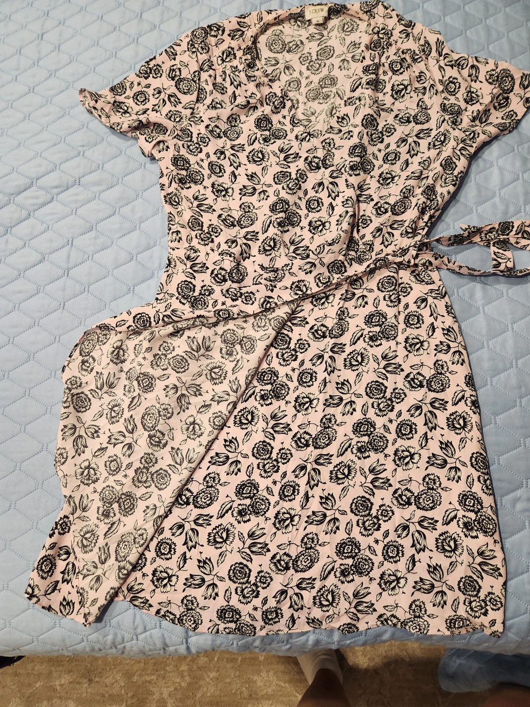 J.Crew Floral Wrap Dress Size 14