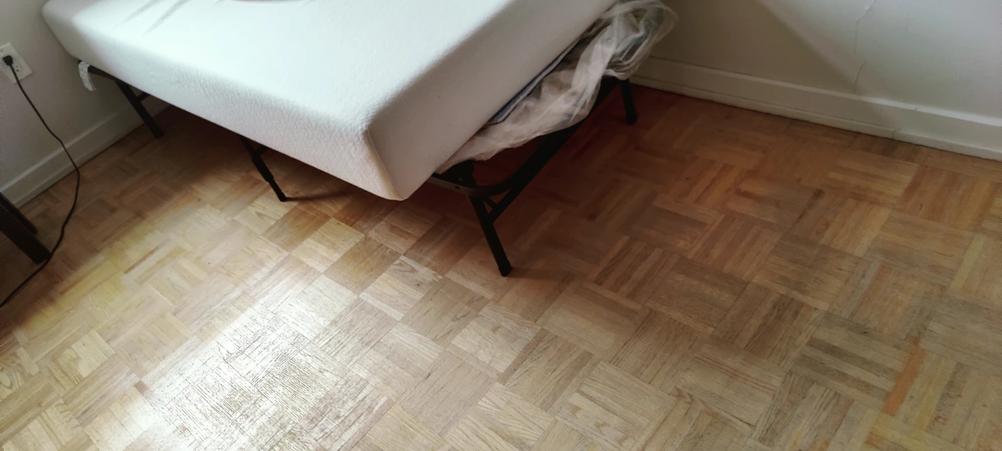 Single Bed Frame and Mattress
