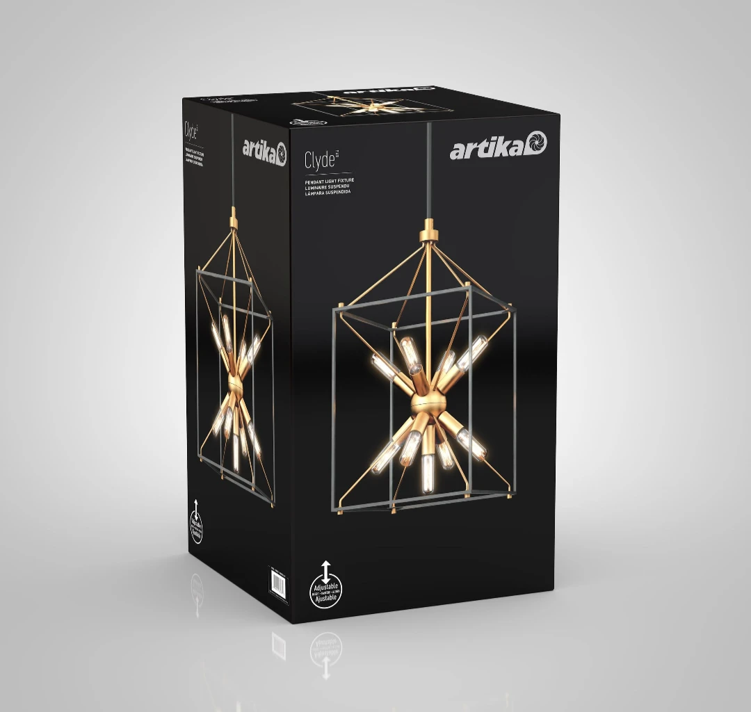 Artika Industrial Style 9-Light Pendant - photo 2