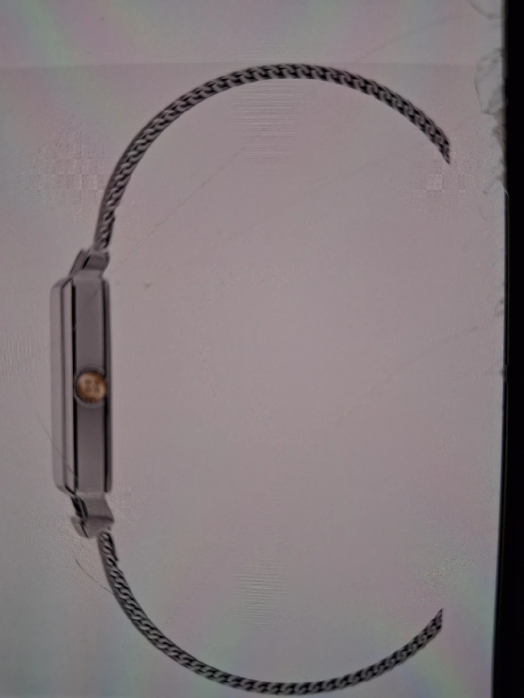BCBGMAXAZRIA Square Face Mesh Strap Watch - photo 4