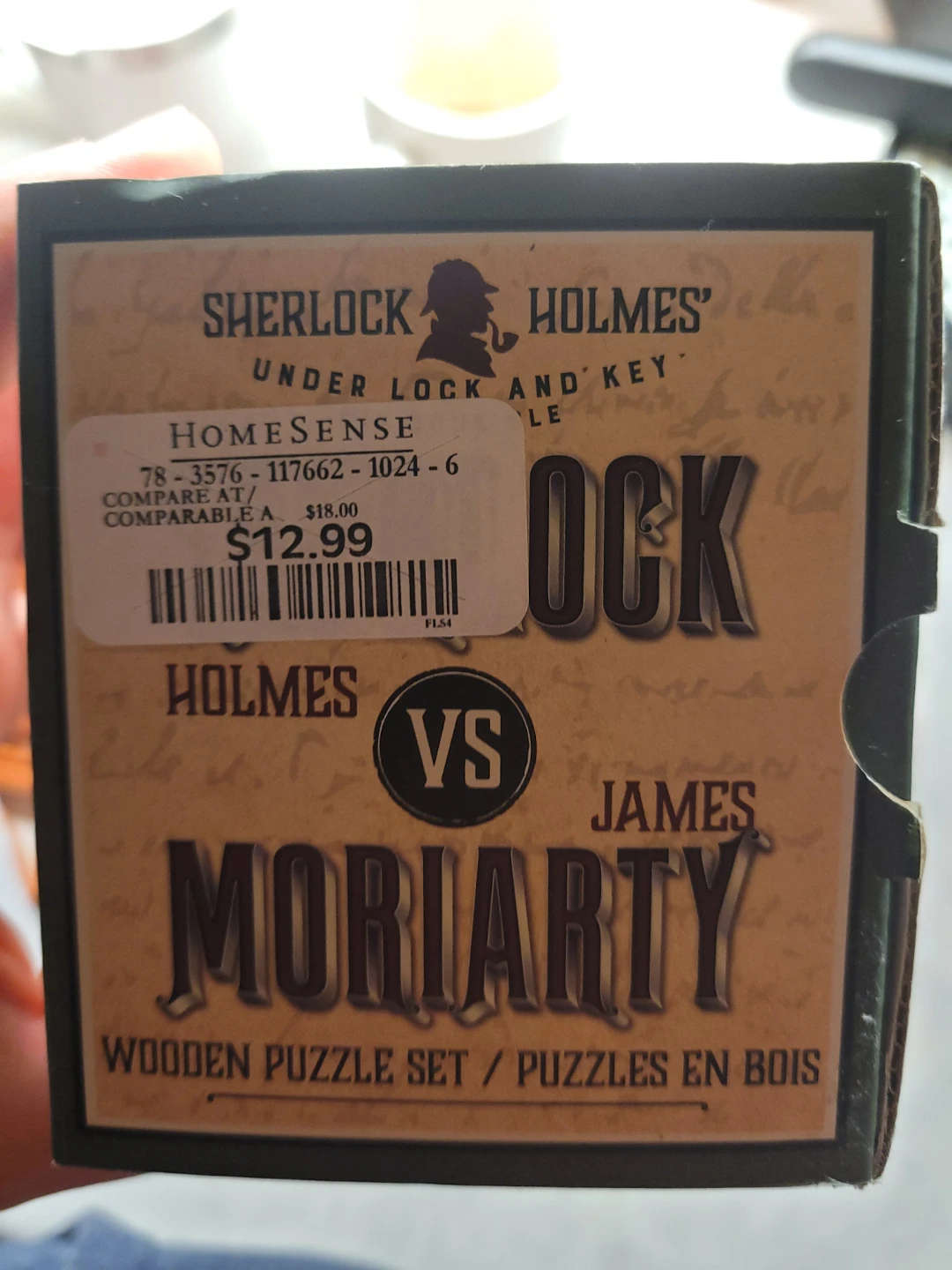 Sherlock Holmes vs Moriarty Wooden Puzzle Set - photo 4