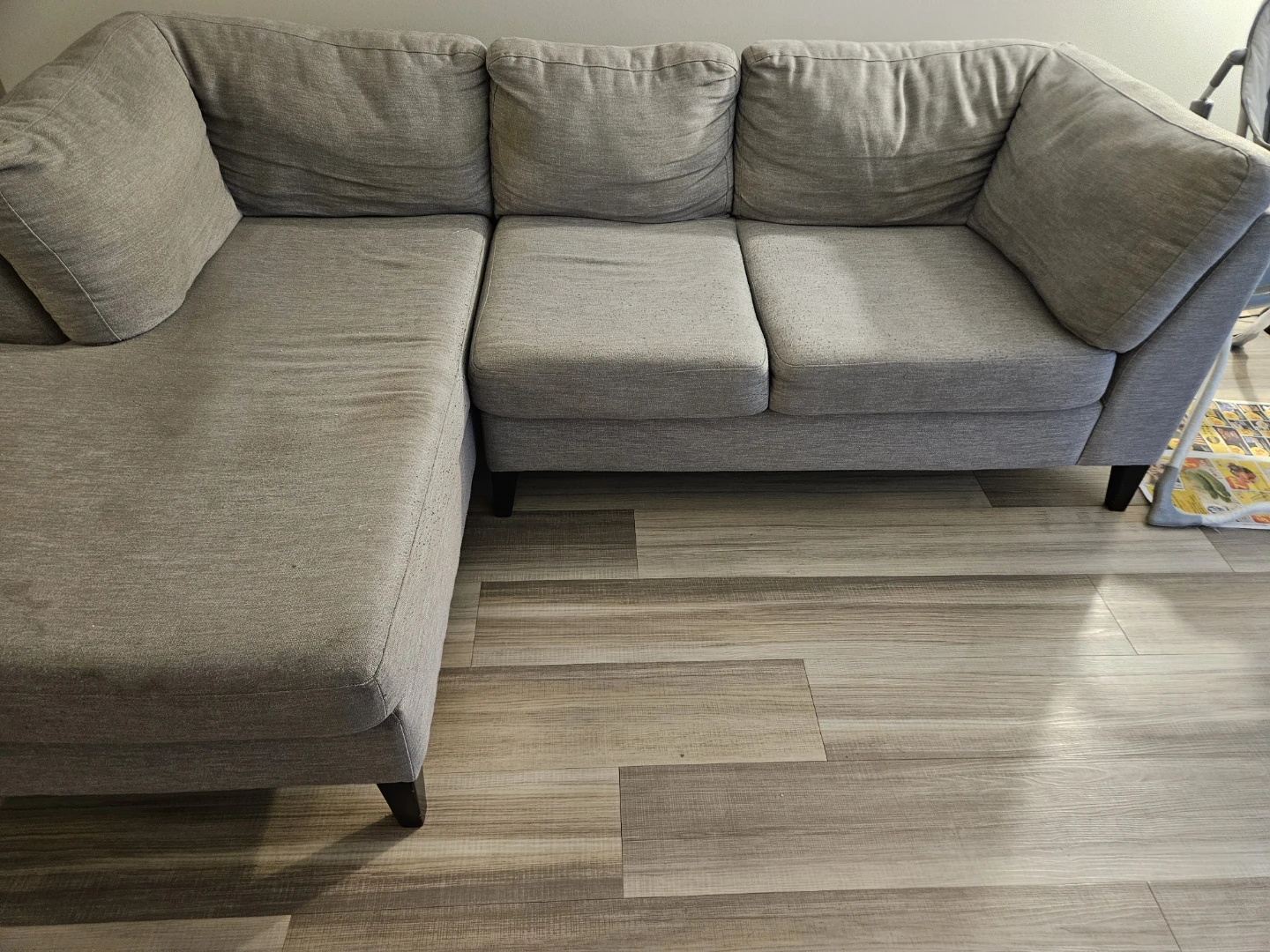 Grey Sectional Sofa - photo 2