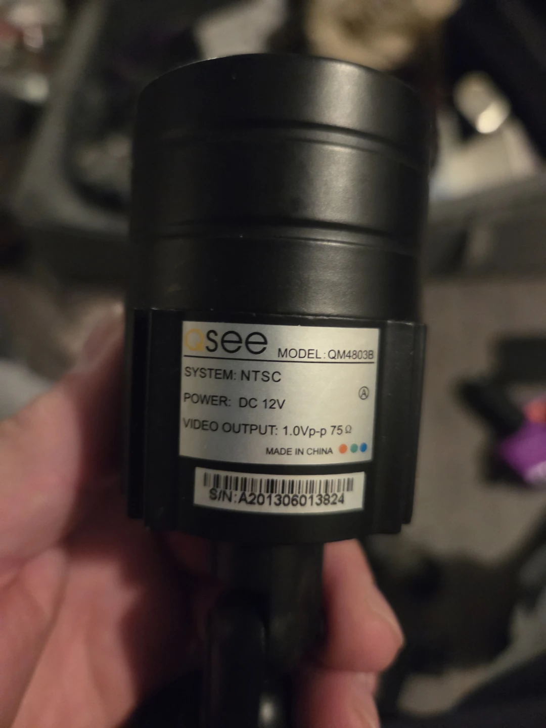 Q-See Security Camera Model QM4803B