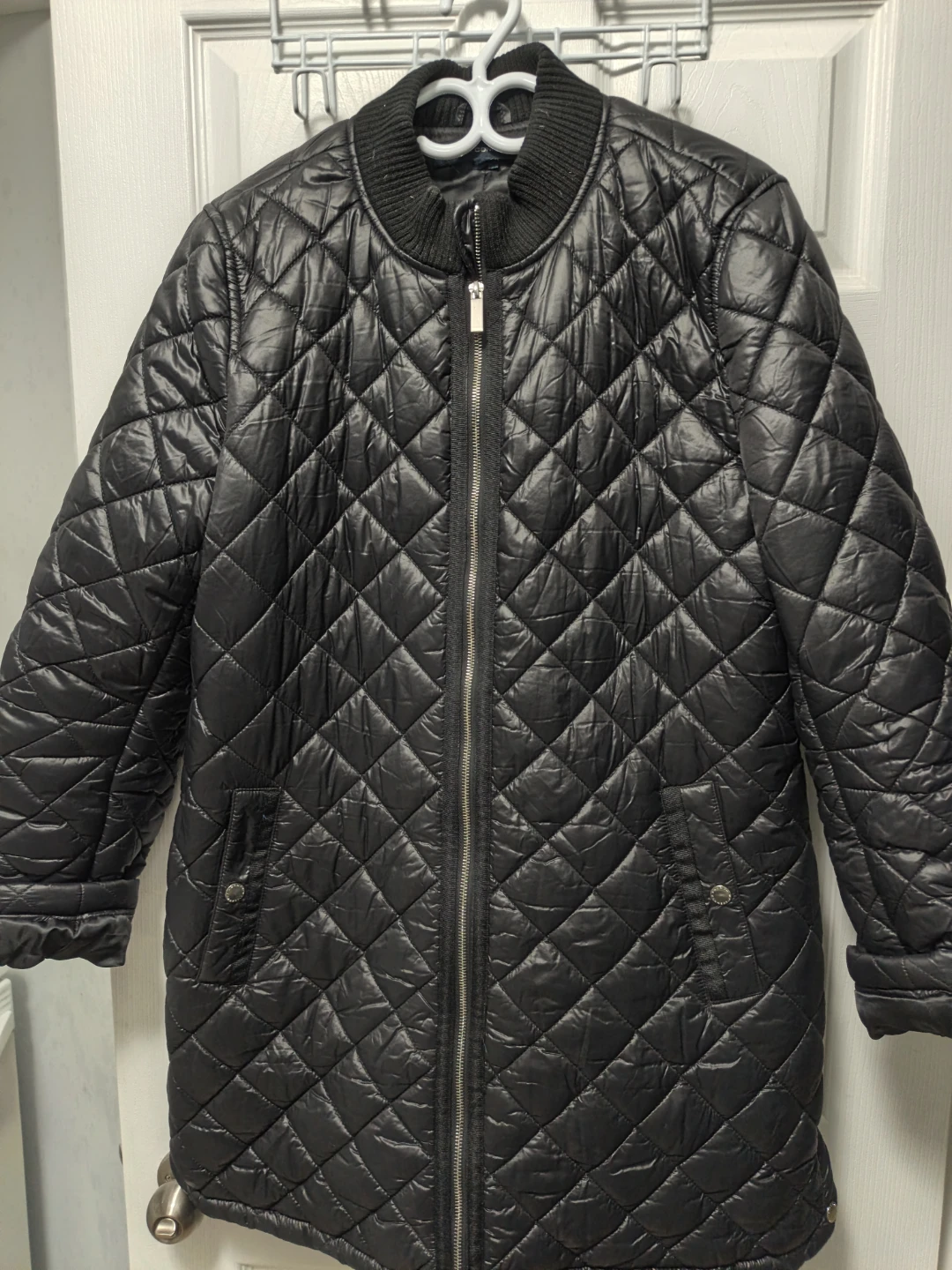 French Connection Quilted Black Jacket