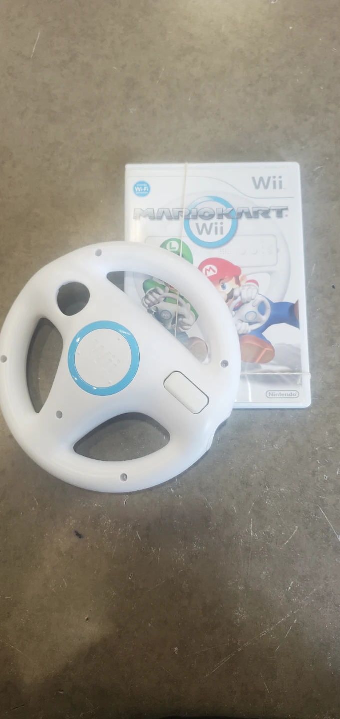 Mario Kart Wii Game with Wii Wheel - photo 2