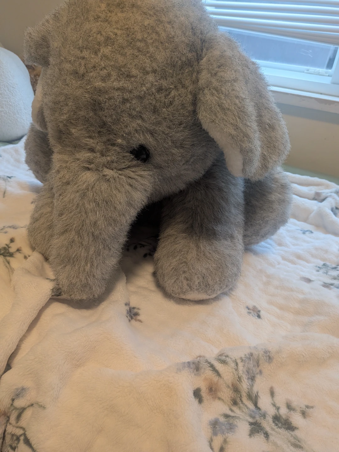 Grey Elephant Plush Toy