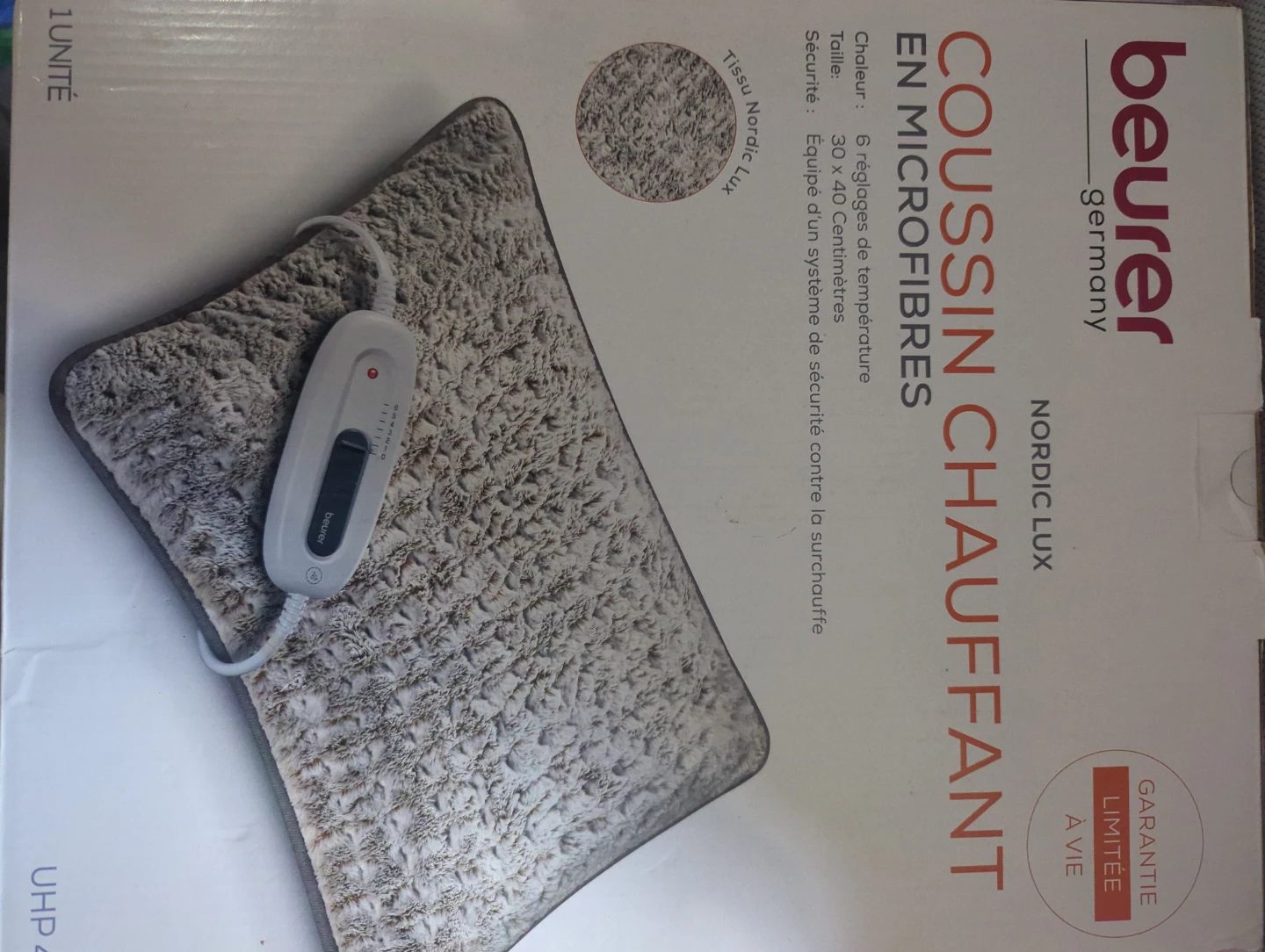Beurer Nordic Lux Microplush Heated Pillow - photo 4