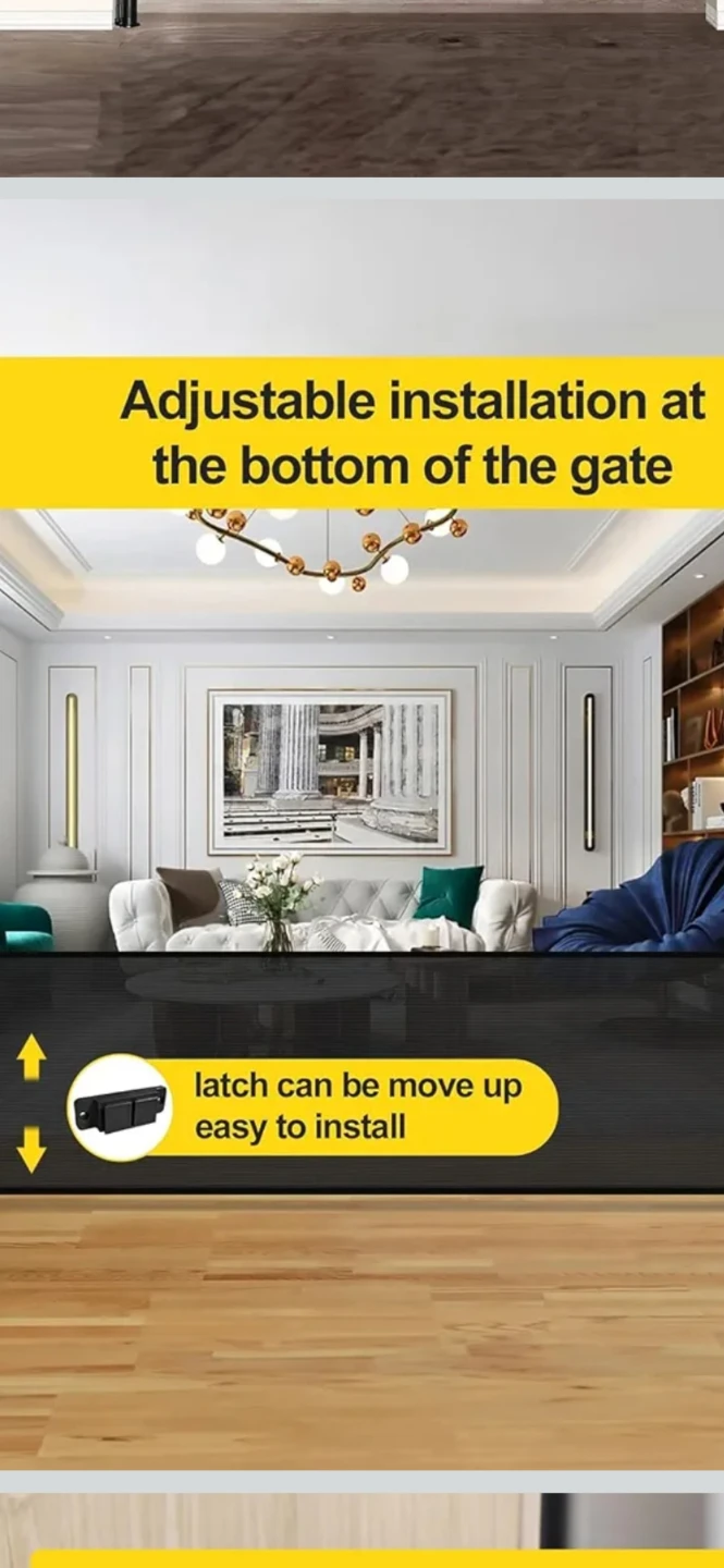 Extra Wide Retractable Safety Gate 197" - photo 5