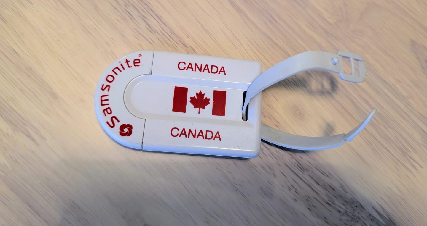 Samsonite Canada Luggage Tag