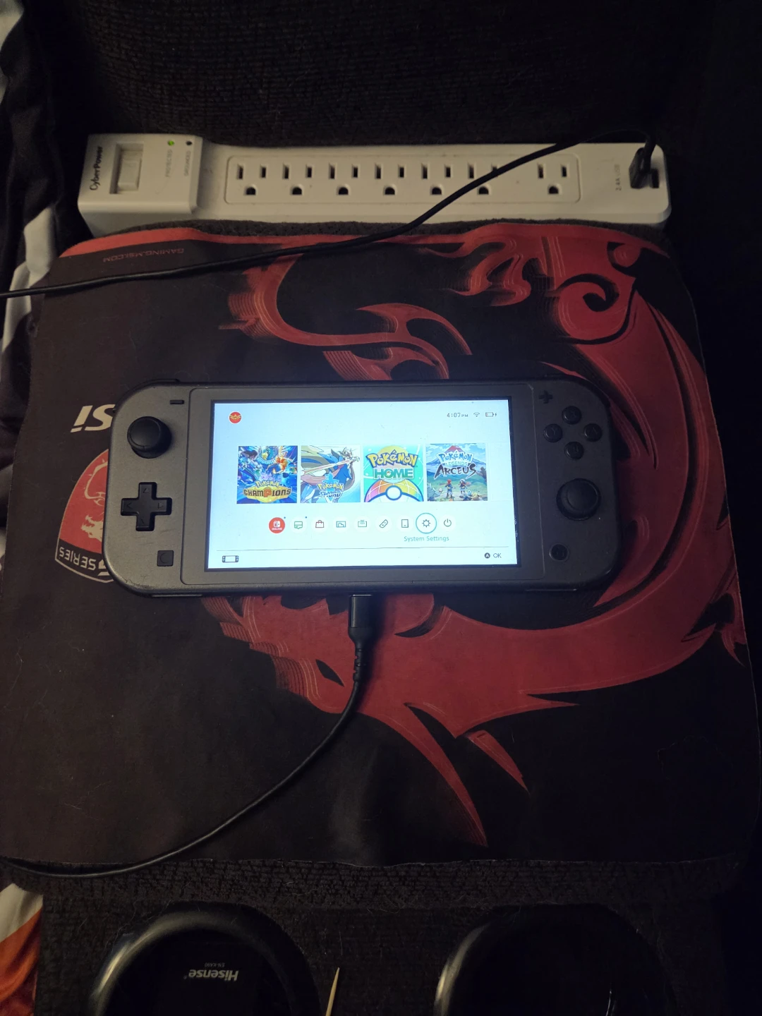 Nintendo Switch Lite Dialga & Palkia Edition with Case