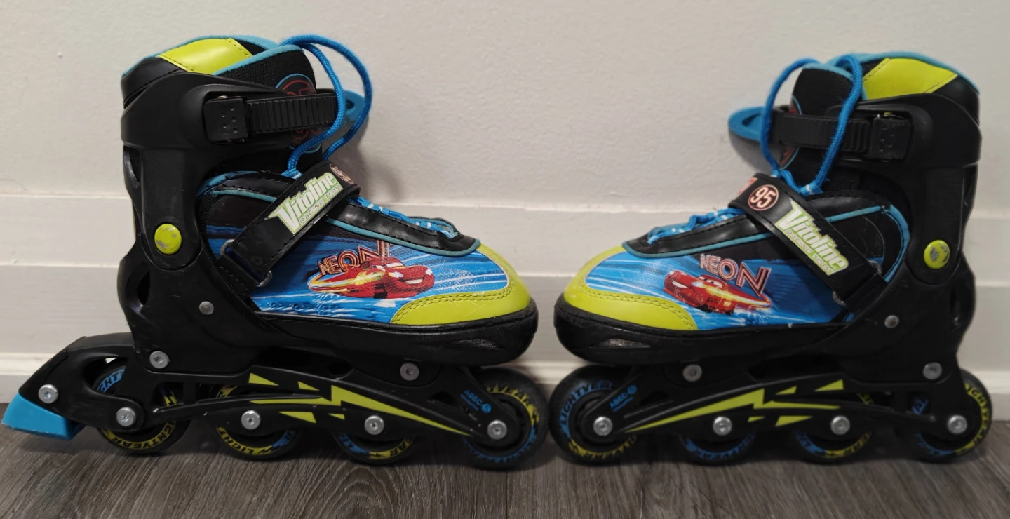 Disney Pixar Cars Inline Skates size 12 - 13 - photo 3