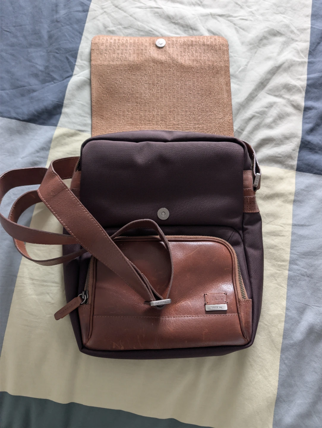 Velez Brown Leather Crossbody Bag - photo 3