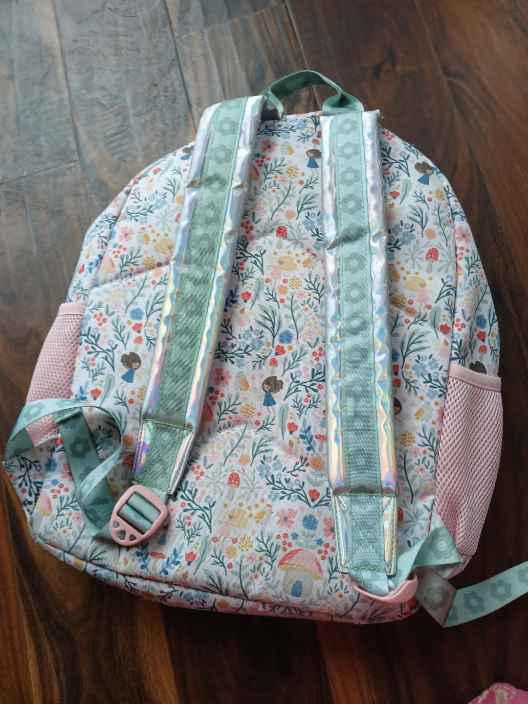 Floral Fairy Pattern Kids Backpack - photo 2