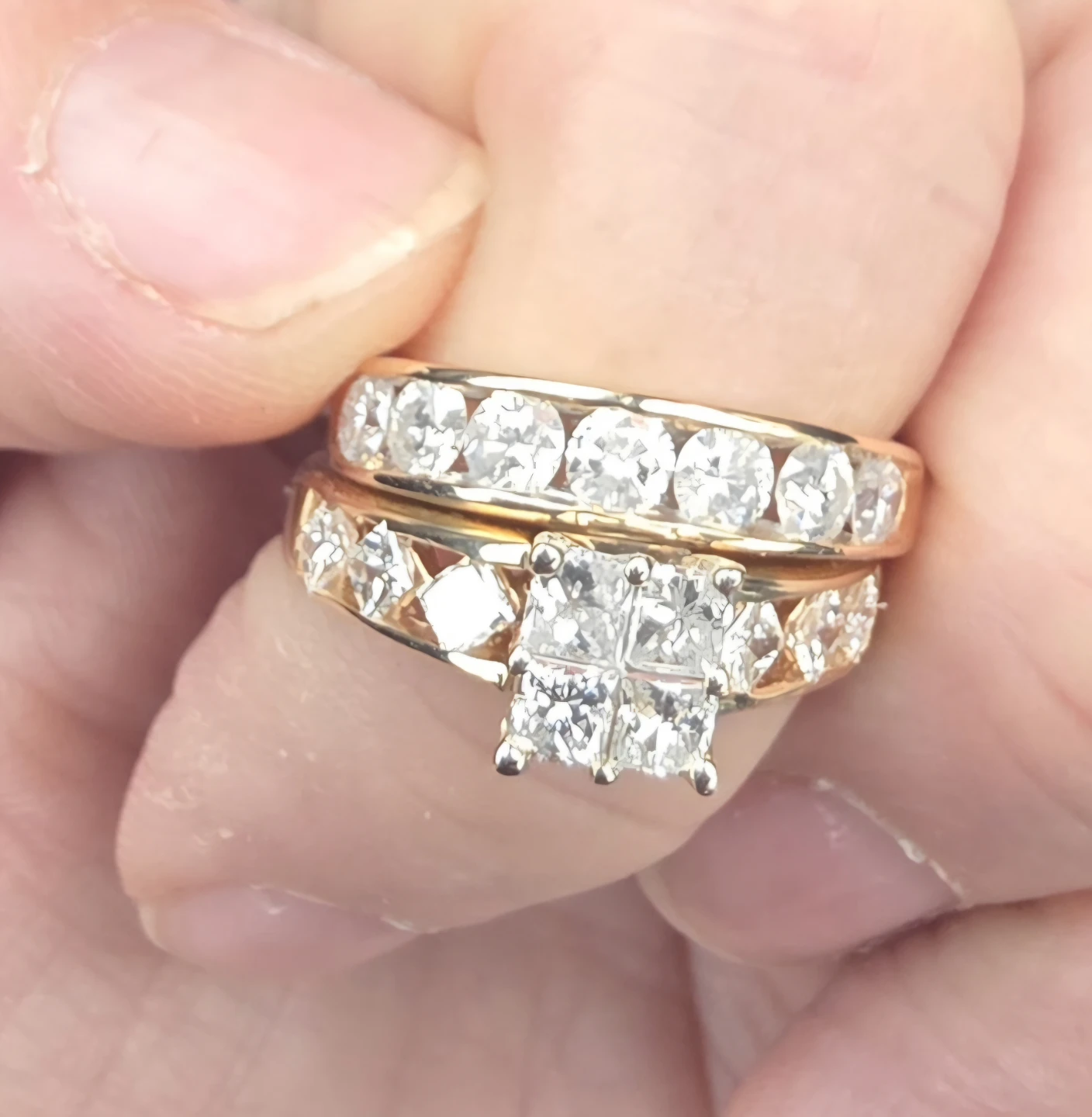 Engagement ring set - photo 2