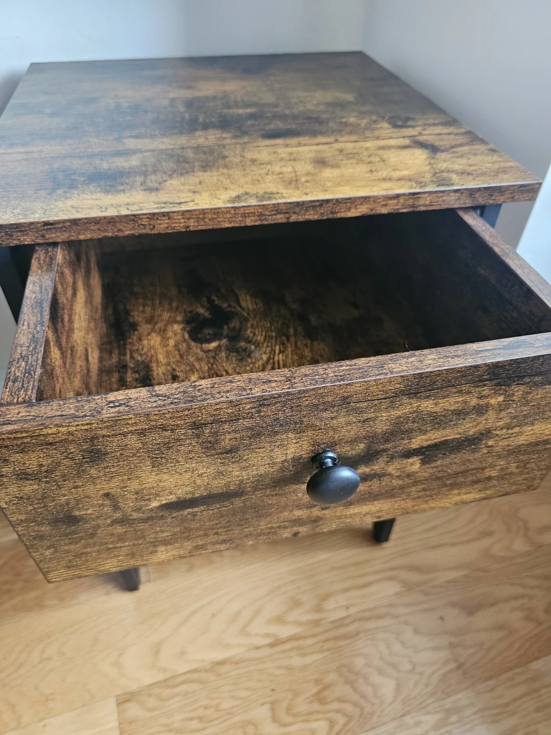 Nightstand End Table With Drawer - photo 3