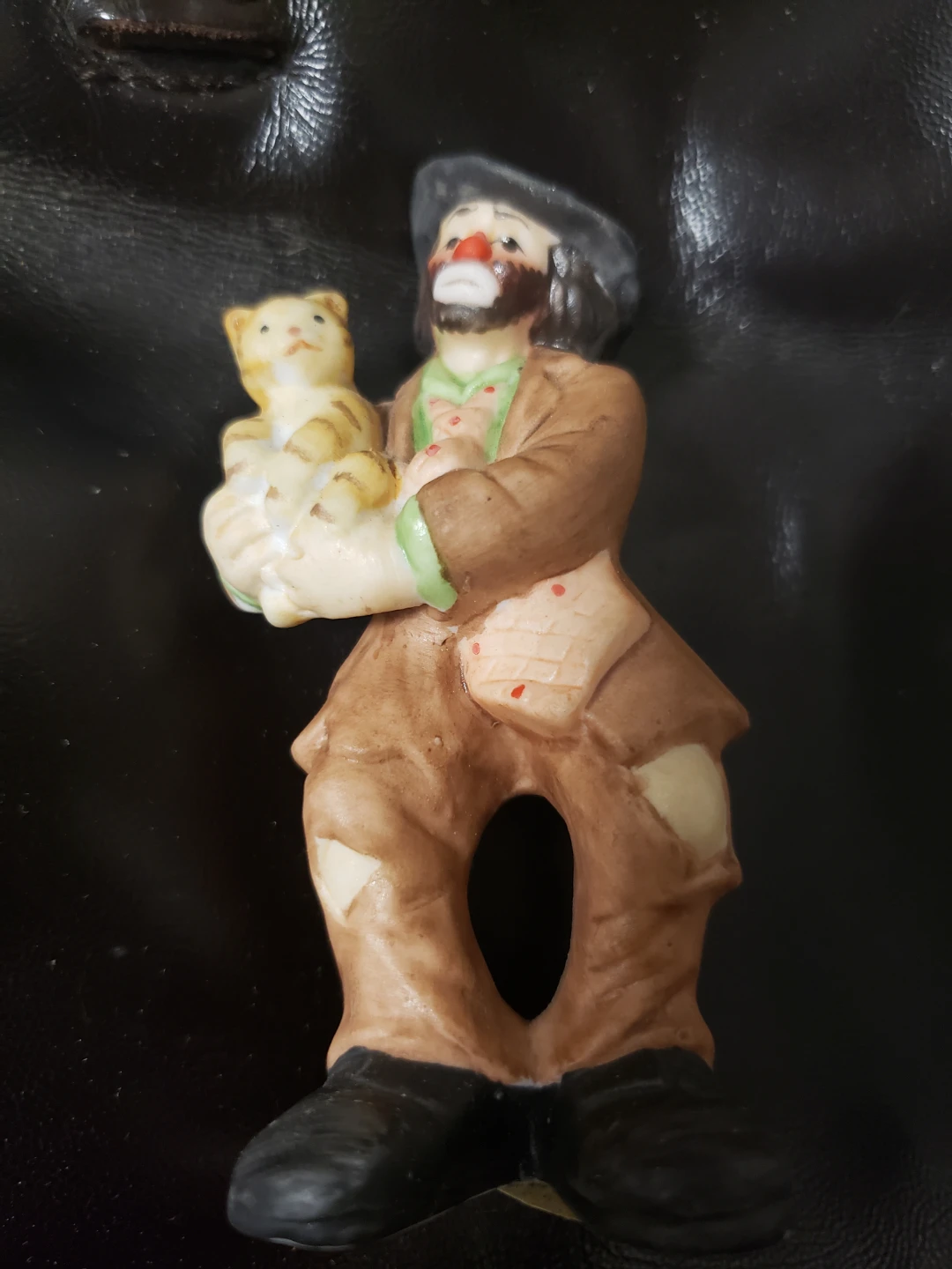 Flambro Emmett Kelly Jr. Porcelain Clown Figurine - photo 3