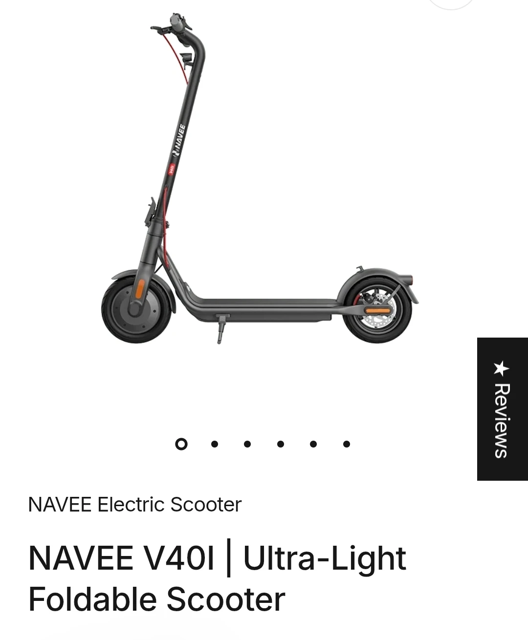 NAVEE V40I Electric Scooter - photo 2