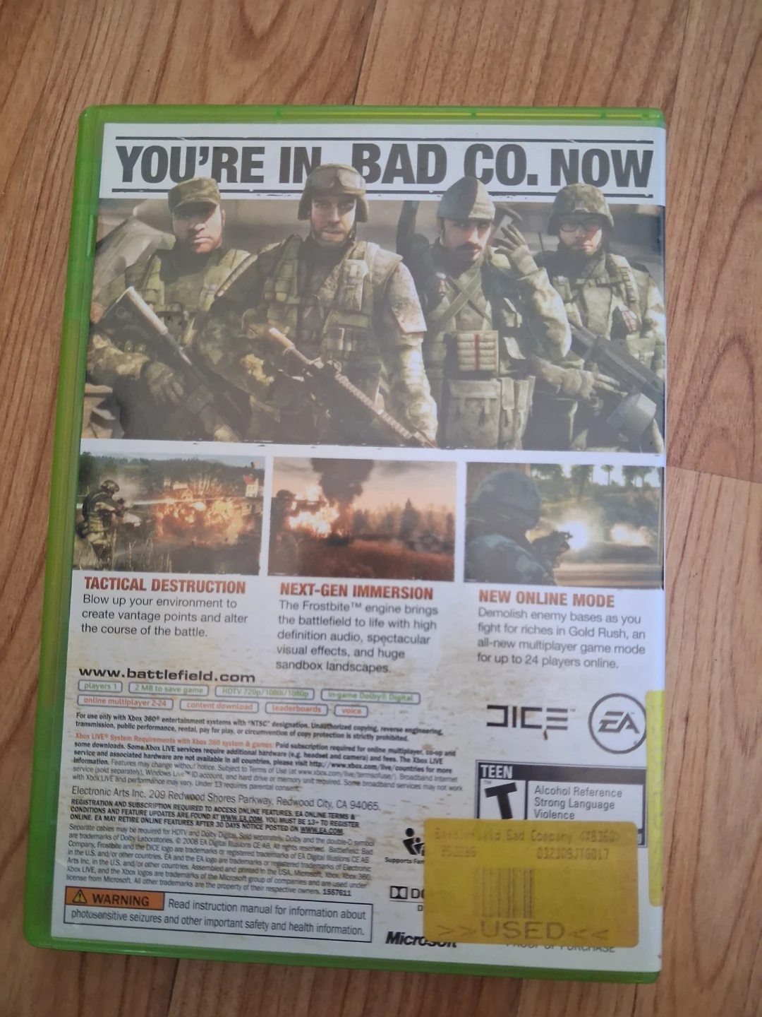 Battlefield: Bad Company for Xbox 360🏈 - photo 2
