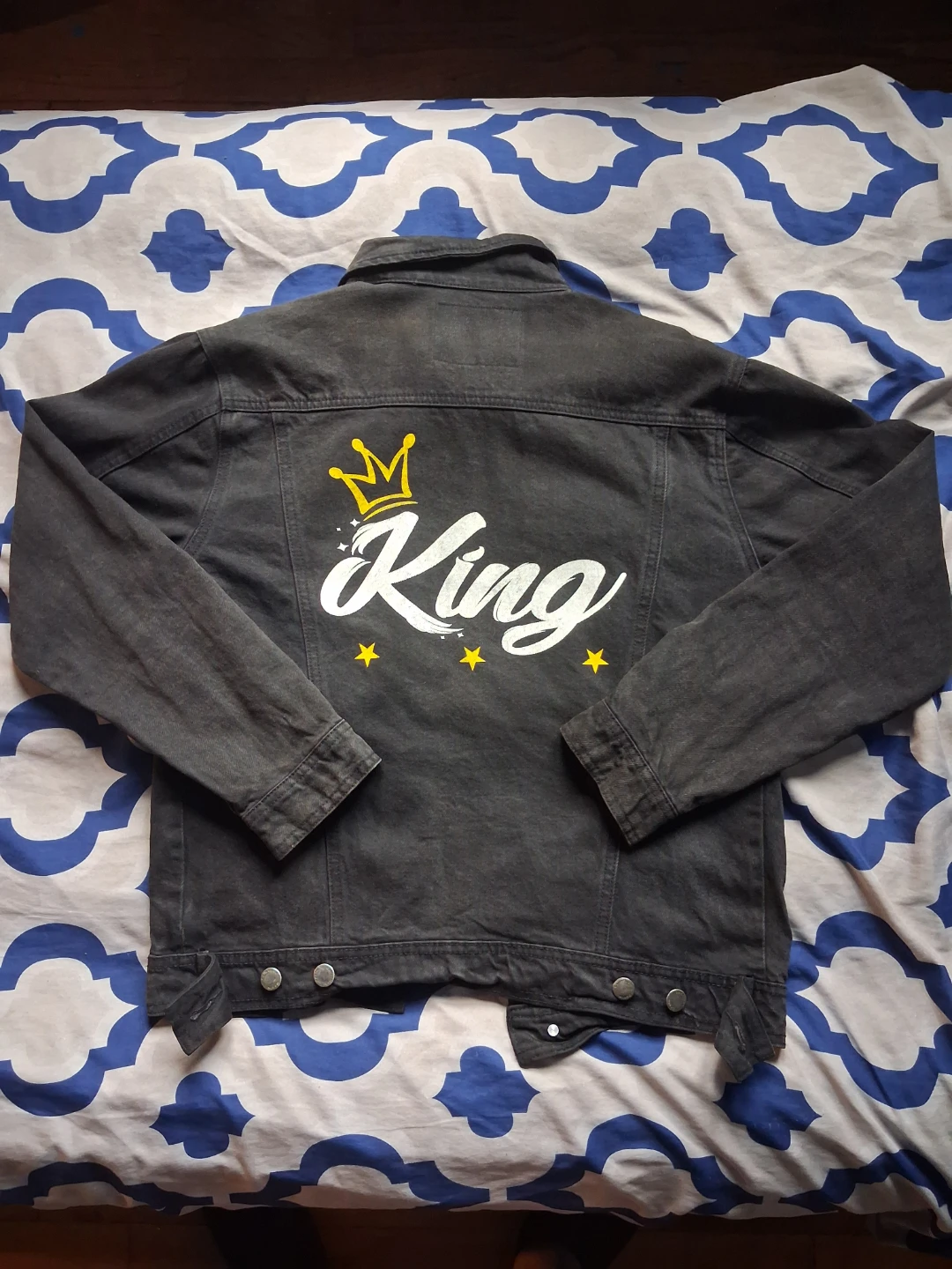 Black Denim King Jacket - photo 2