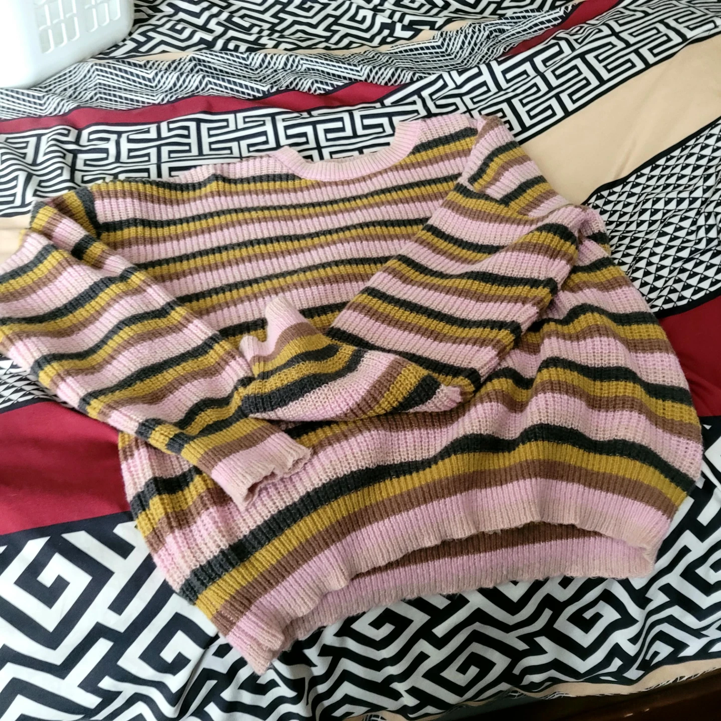 Striped Knit Sweater