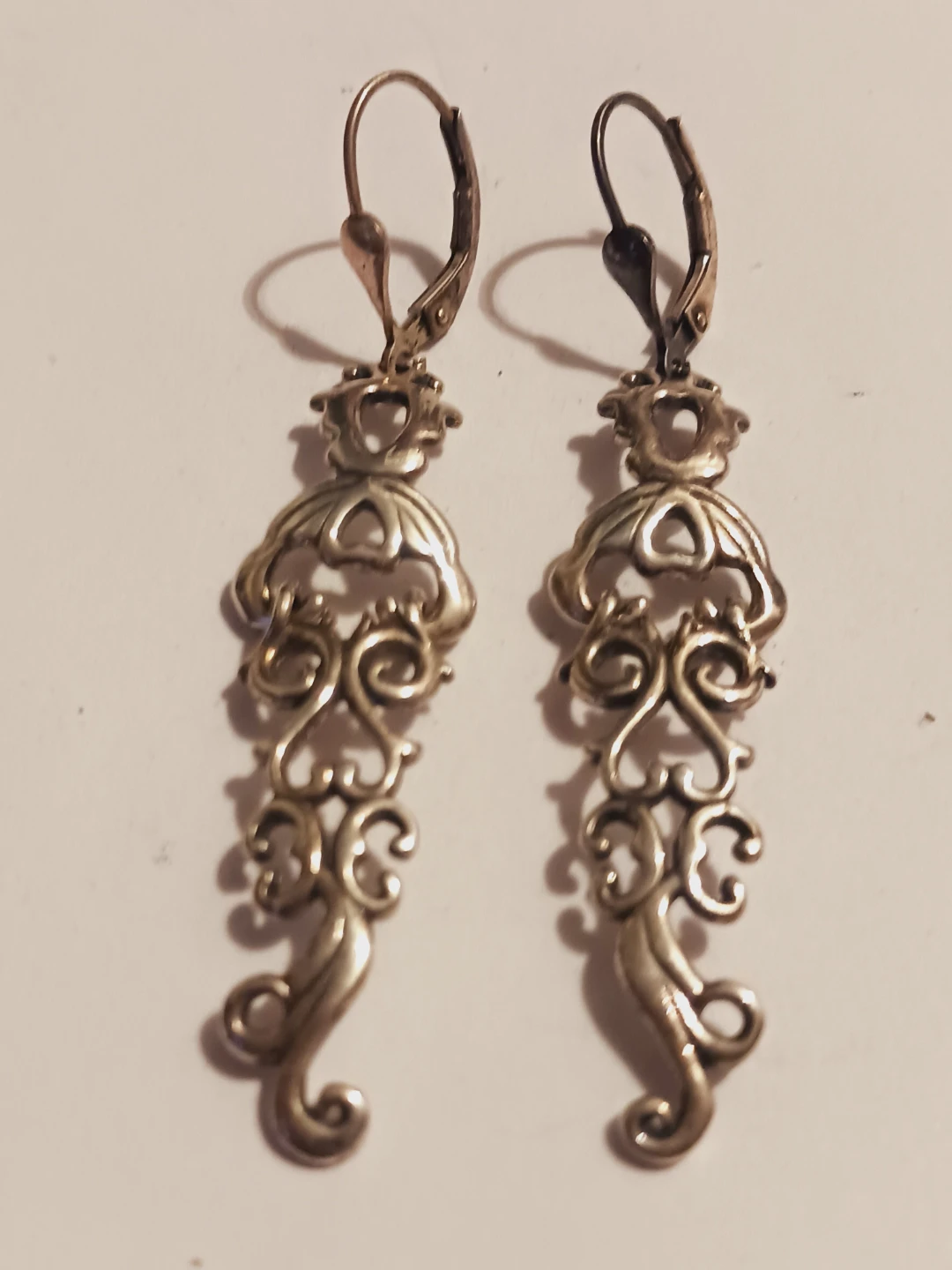 Carolyn Pollack Sterling Silver 925 Filigree Drop Earrings - photo 2