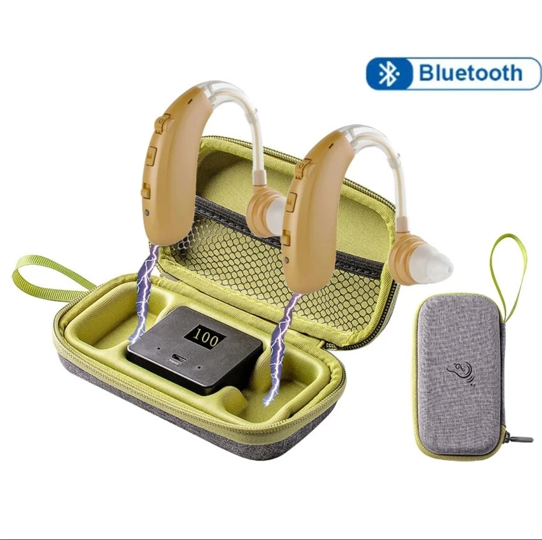 BTE Bluetooth Rechargeable Hearing Aids