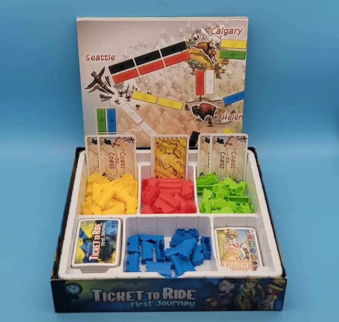 Ticket to Ride FIRST JOURNEY Board Game Complete - photo 3